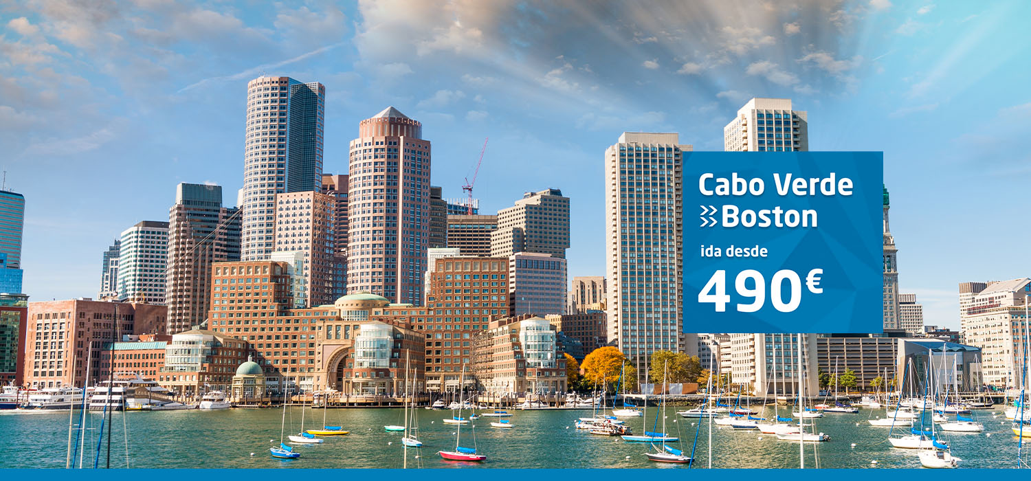 Cabo Verde > Boston ida desde 490€ 